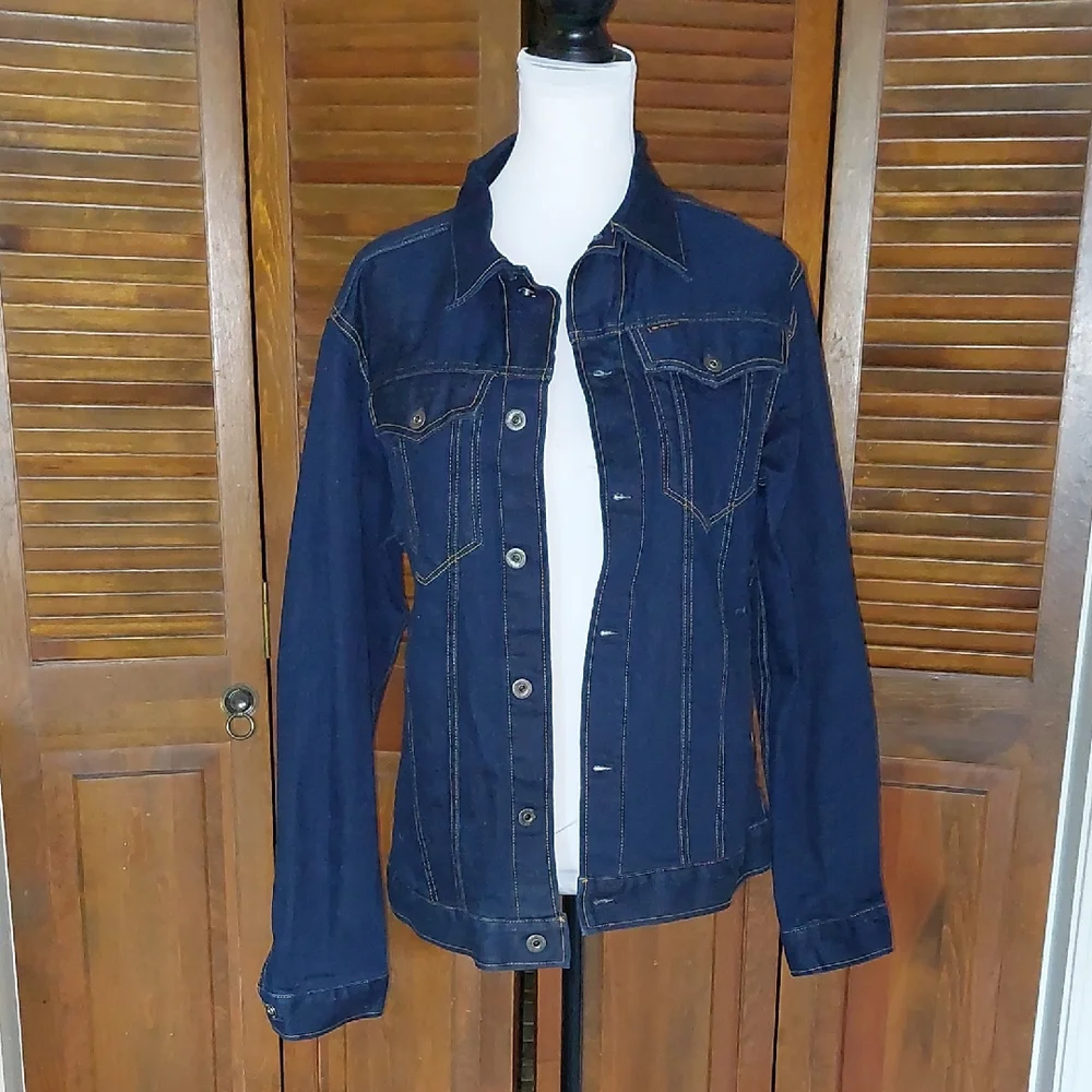 G-Star Raw Dark Denim Jacket Sz L